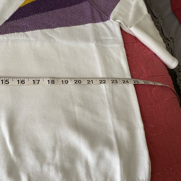 Sparkle City Purple and Gold Sweater plus NWOT LSU colors - Picture 7 of 7